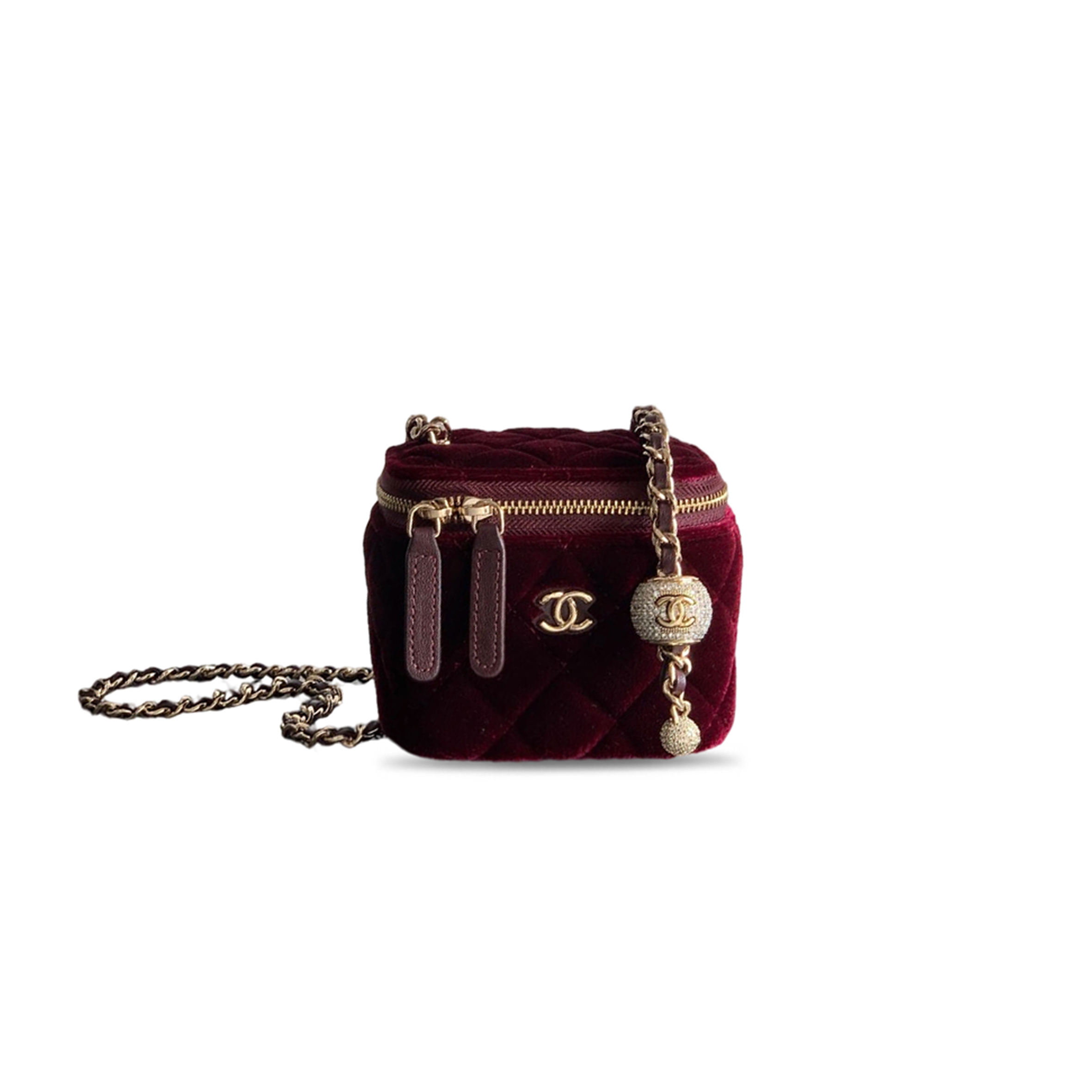 CHANEL SMALL VANITY WITH CHAIN AP1447 (11*8.5*7cm)